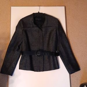 Dark Gray/black Tweed Blazer